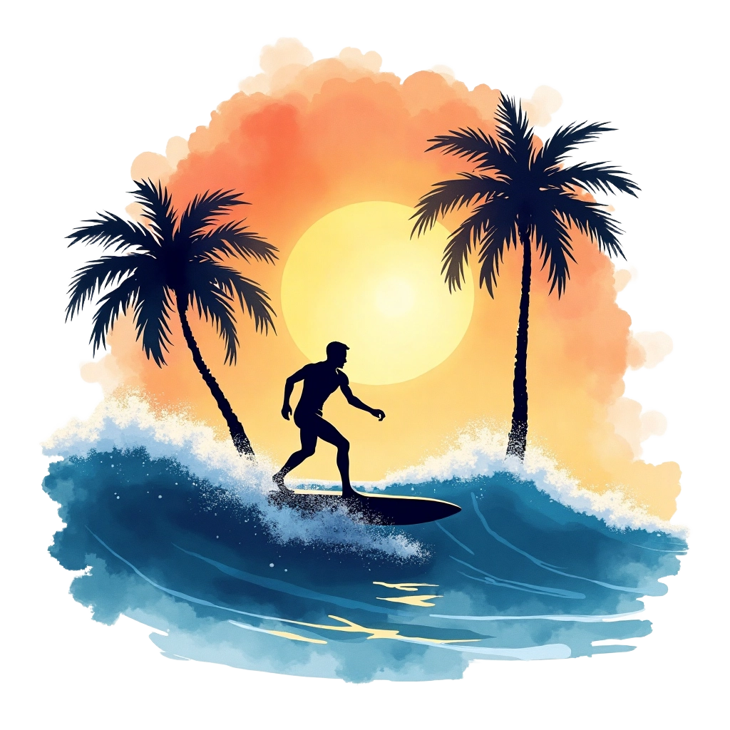 Sunset Surfing Adventure